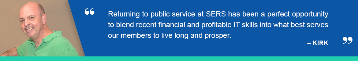 Employee testimonial - Kirk