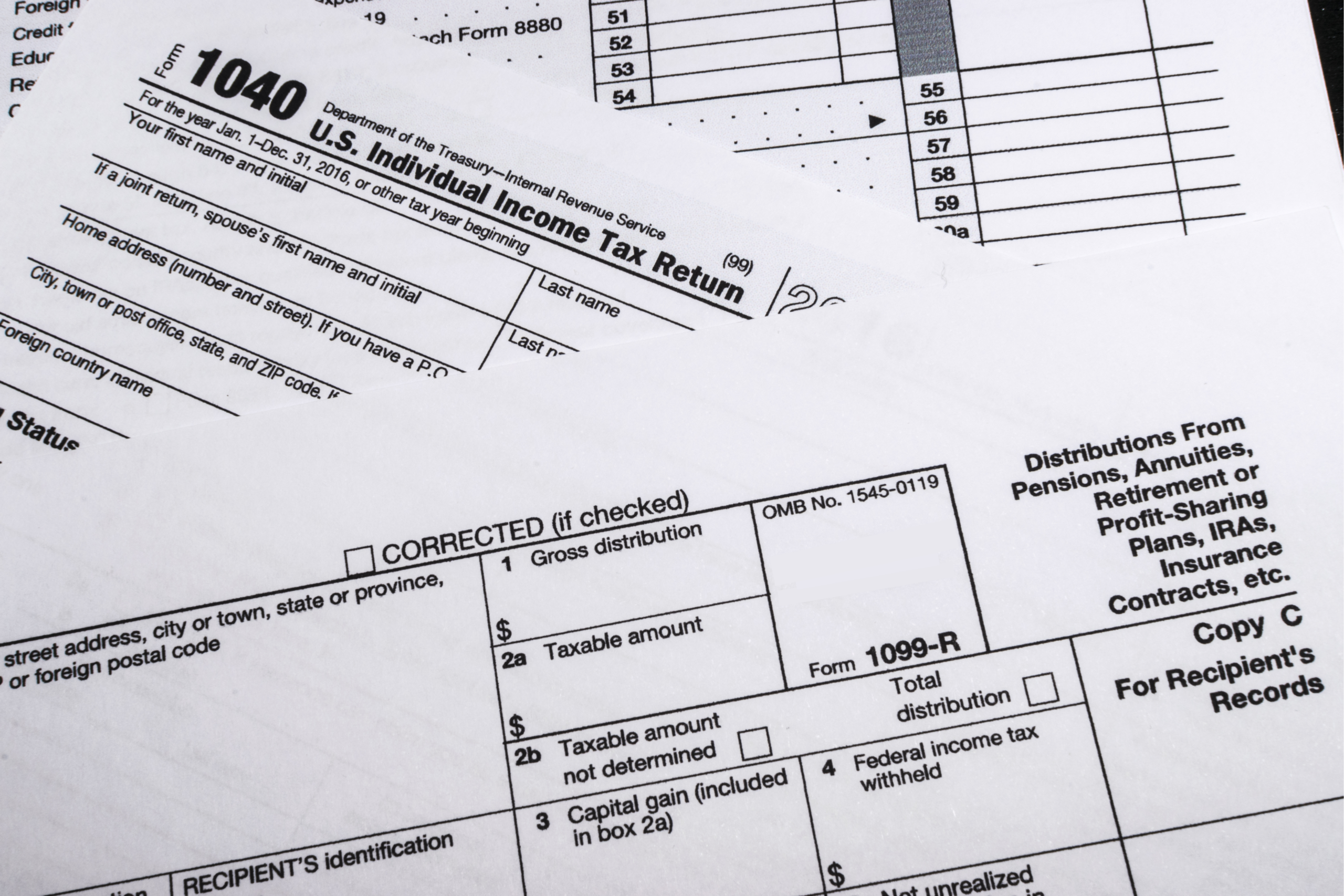 1099-R Forms Have Been Mailed
